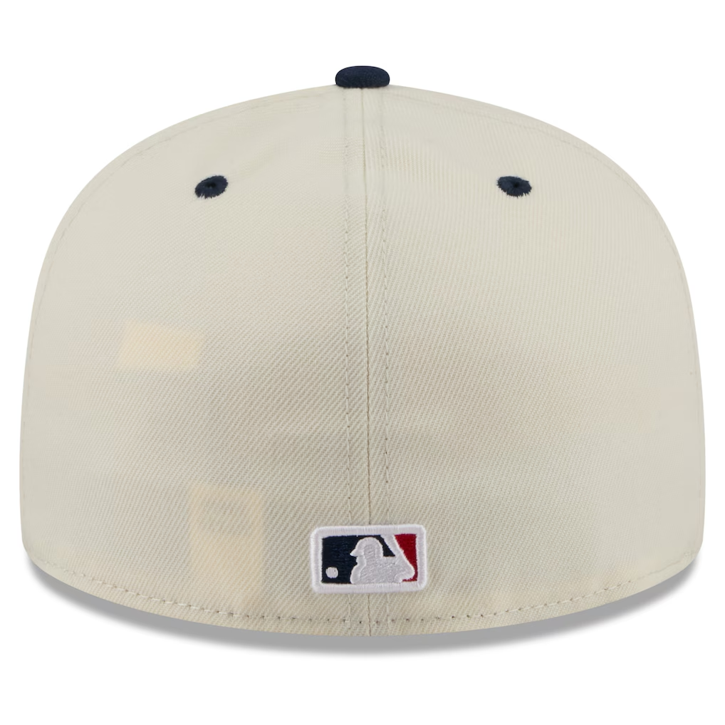 LOS ANGELES DODGERS 2026 MLB USA 250 4TH OF JULY 59FIFTY FITTED HAT - CHROME WHITE/NAVY