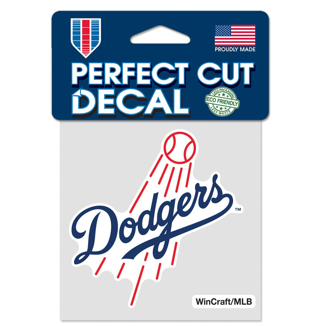 LOS ANGELES DODGERS 4"X4" PERFECT CUT DECAL