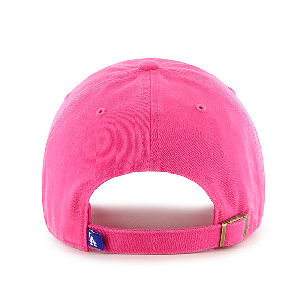 LOS ANGELES DODGERS '47 BRAND CLEAN UP ADJUSTABLE HAT - MAGENTA