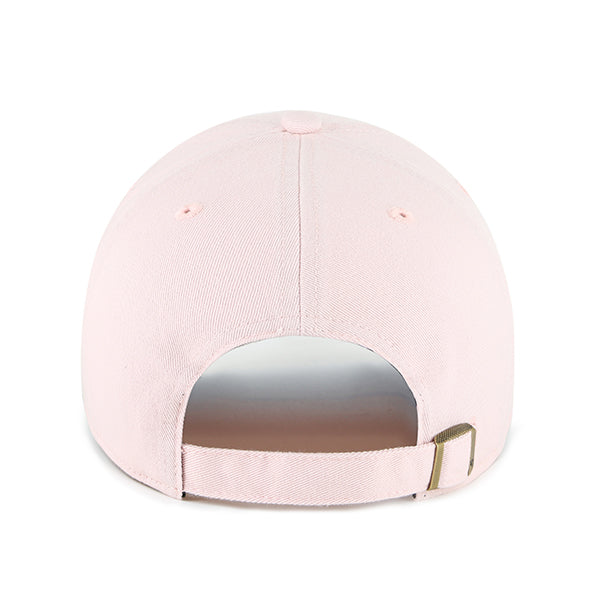 LOS ANGELES DODGERS '47 BRAND CLEAN UP ADJUSTABLE HAT - PINK/BABY BLUE