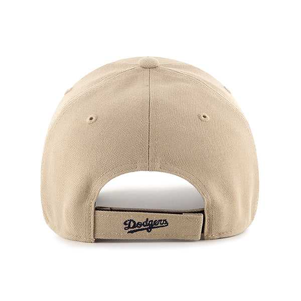 LOS ANGELES DODGERS '47 BRAND MVP ADJUSTABLE HAT - KHAKI/DARK NAVY
