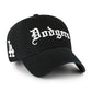 LOS ANGELES DODGERS '47 BRAND 'SCRIPT' CLEAN UP ADJUSTABLE HAT - BLACK