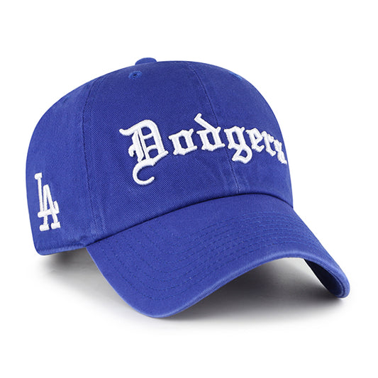 LOS ANGELES DODGERS '47 BRAND 'SCRIPT' CLEAN UP ADJUSTABLE HAT - BLUE