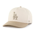 LOS ANGELES DODGERS '47 BRAND TWO-TONE HITCH SNAPBACK HAT - NATURAL/TAN