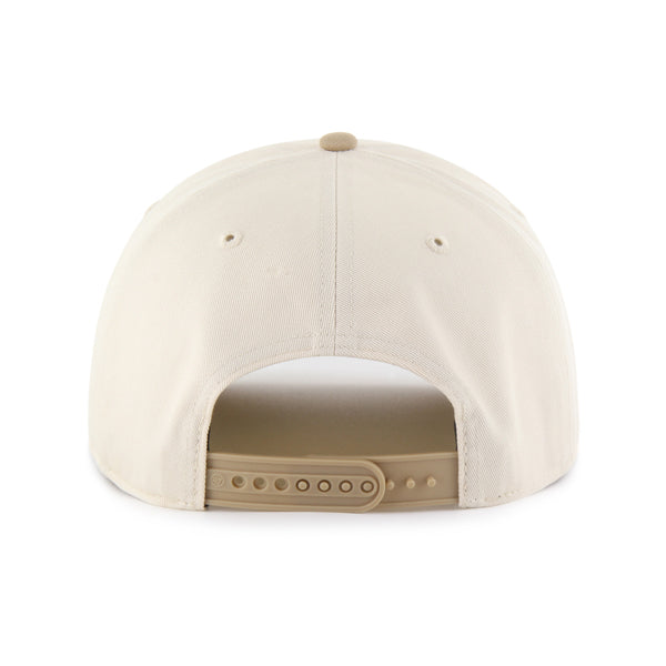 LOS ANGELES DODGERS '47 BRAND TWO-TONE HITCH SNAPBACK HAT - NATURAL/TAN