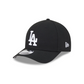 LOS ANGELES DODGERS 9FORTY M-CROWN SNAPBACK ADJUSTABLE HAT - BLACK/WHITE