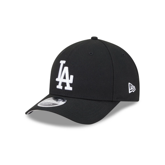 LOS ANGELES DODGERS 9FORTY M-CROWN SNAPBACK ADJUSTABLE HAT - BLACK/WHITE