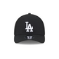 LOS ANGELES DODGERS 9FORTY M-CROWN SNAPBACK ADJUSTABLE HAT - BLACK/WHITE