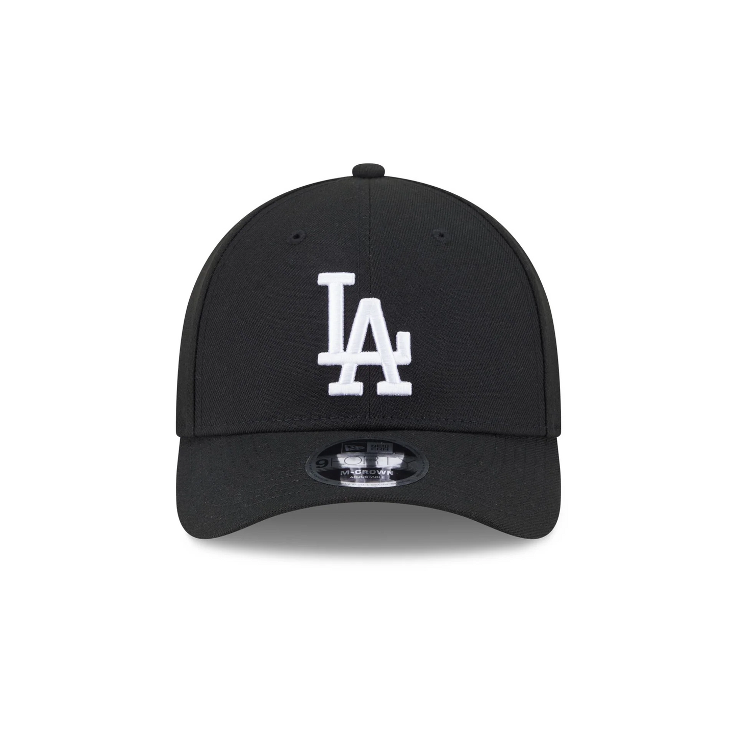 LOS ANGELES DODGERS 9FORTY M-CROWN SNAPBACK ADJUSTABLE HAT - BLACK/WHITE