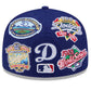 LOS ANGELES DODGERS ALL OVER PATCH 59FIFTY FITTED HAT - BLUE