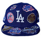 LOS ANGELES DODGERS ALL OVER PATCH 9FIFTY SNAPBACK HAT - BLUE
