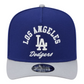 LOS ANGELES DODGERS ARCHED 9FIFTY A-FRAME SNAPBACK HAT - ROYAL/GRAY