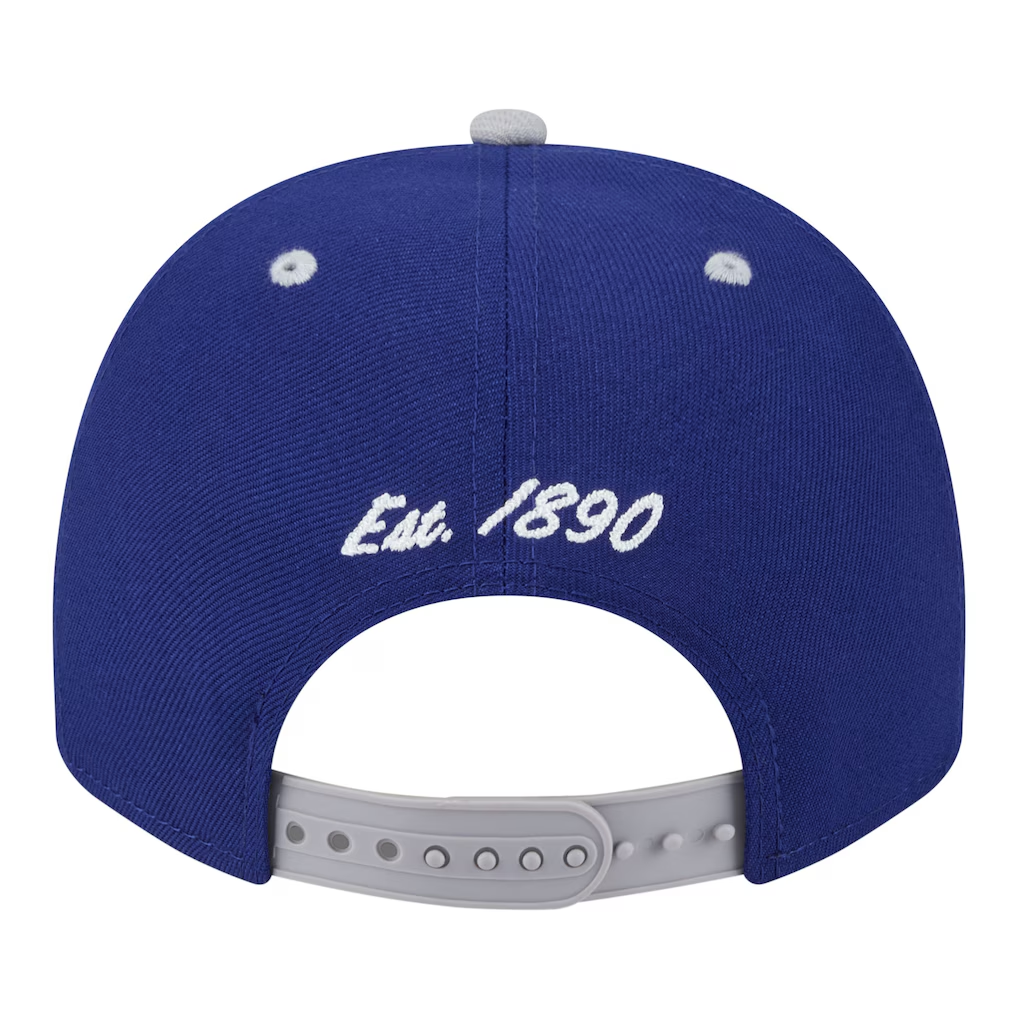 LOS ANGELES DODGERS ARCHED 9FIFTY A-FRAME SNAPBACK HAT - ROYAL/GRAY