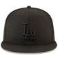 LOS ANGELES DODGERS BACK 2 BACK DIAMOND SIDEPATCH 9FIFTY SNAPBACK HAT - BLACK/BLACK
