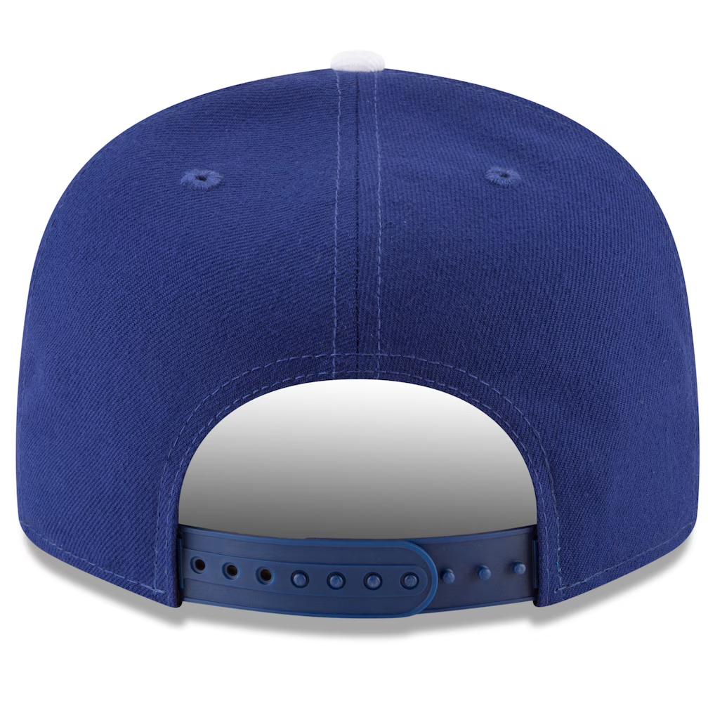 LOS ANGELES DODGERS BACK 2 BACK DIAMOND SIDEPATCH 9FIFTY SNAPBACK HAT - BLUE