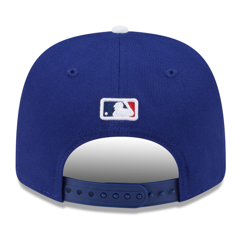 LOS ANGELES DODGERS BACK 2 BACK DIAMOND SIDEPATCH 9SEVENTY STRETCH SNAP ADJUSTABLE HAT - BLUE