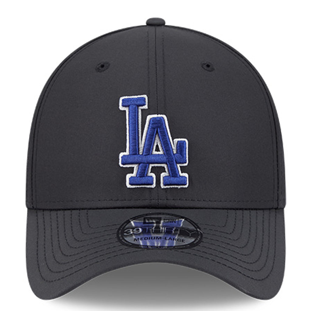 LOS ANGELES DODGERS BLACK NIGHT 39THIRTY FLEX FIT HAT - BLACK