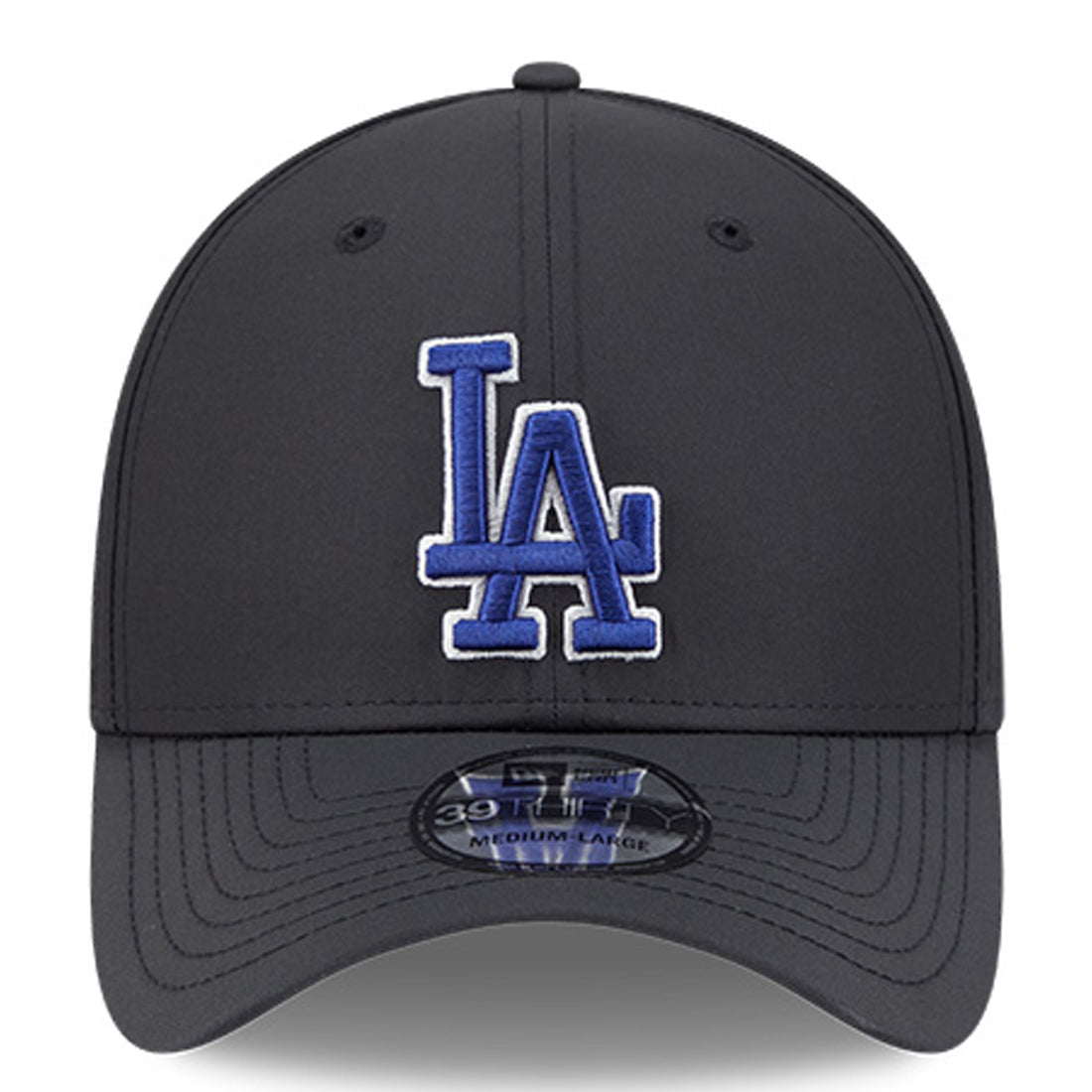 LOS ANGELES DODGERS BLACK NIGHT 39THIRTY FLEX FIT HAT - BLACK
