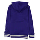 LOS ANGELES DODGERS BOYS STRIPE CUFF PULLOVER HOODED SWEATSHIRT - BLUE