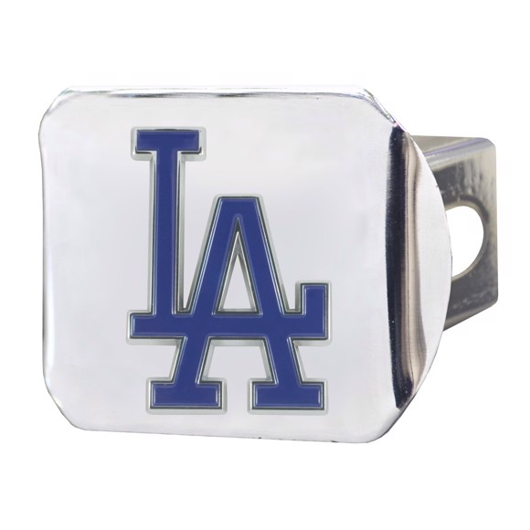 TAPA DE ENGANCHE CON LOGO COLOR CROMADO LOS ANGELES DODGERS