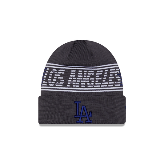 LOS ANGELES DODGERS 2024 CLUBHOUSE SPORT CUFFED KNIT - GRAY