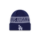 LOS ANGELES DODGERS 2024 CLUBHOUSE SPORT CUFFED KNIT