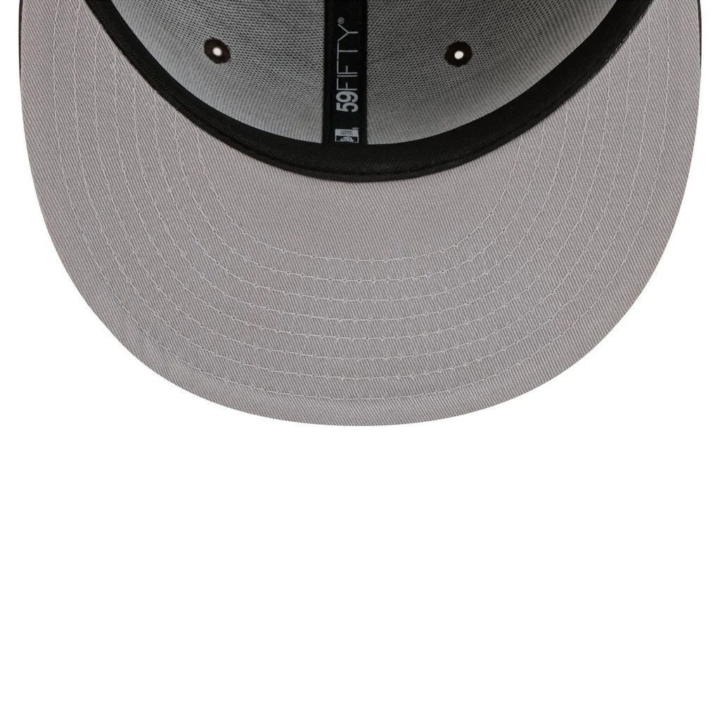 LOS ANGELES DODGERS NEW ERA COLOR BASIC 59FIFTY FITTED HAT - WALNUT