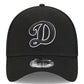 LOS ANGELES DODGERS EVERGREEN NEO 'D' 39THIRTY FLEX FIT HAT - BLACK/WHITE