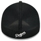 LOS ANGELES DODGERS EVERGREEN NEO 'D' 39THIRTY FLEX FIT HAT - BLACK/WHITE