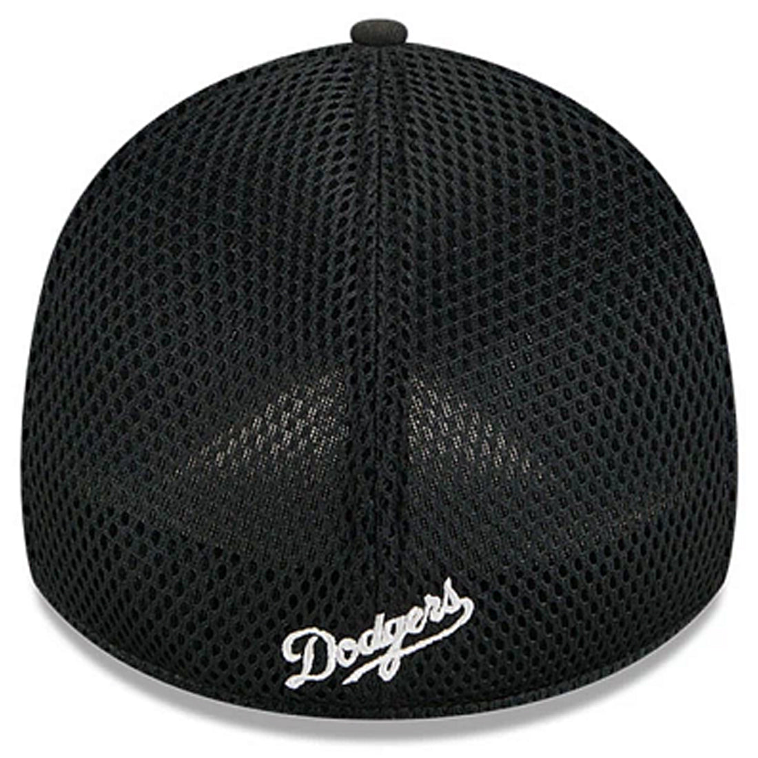 LOS ANGELES DODGERS EVERGREEN NEO 'D' 39THIRTY FLEX FIT HAT - BLACK/WHITE