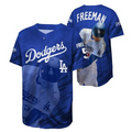 LOS ANGELES DODGERS FREDDIE FREEMAN YOUTH SUBLIMATION REPLICA JERSEY - BLUE