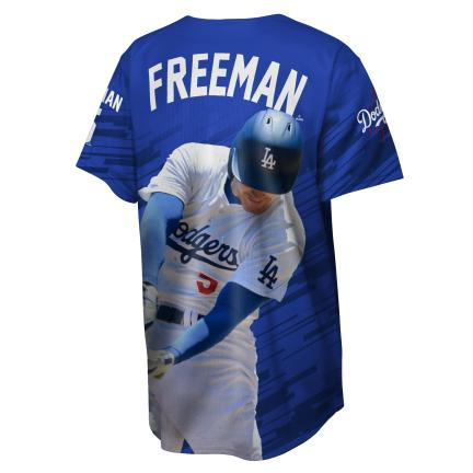 LOS ANGELES DODGERS FREDDIE FREEMAN YOUTH SUBLIMATION REPLICA JERSEY - BLUE