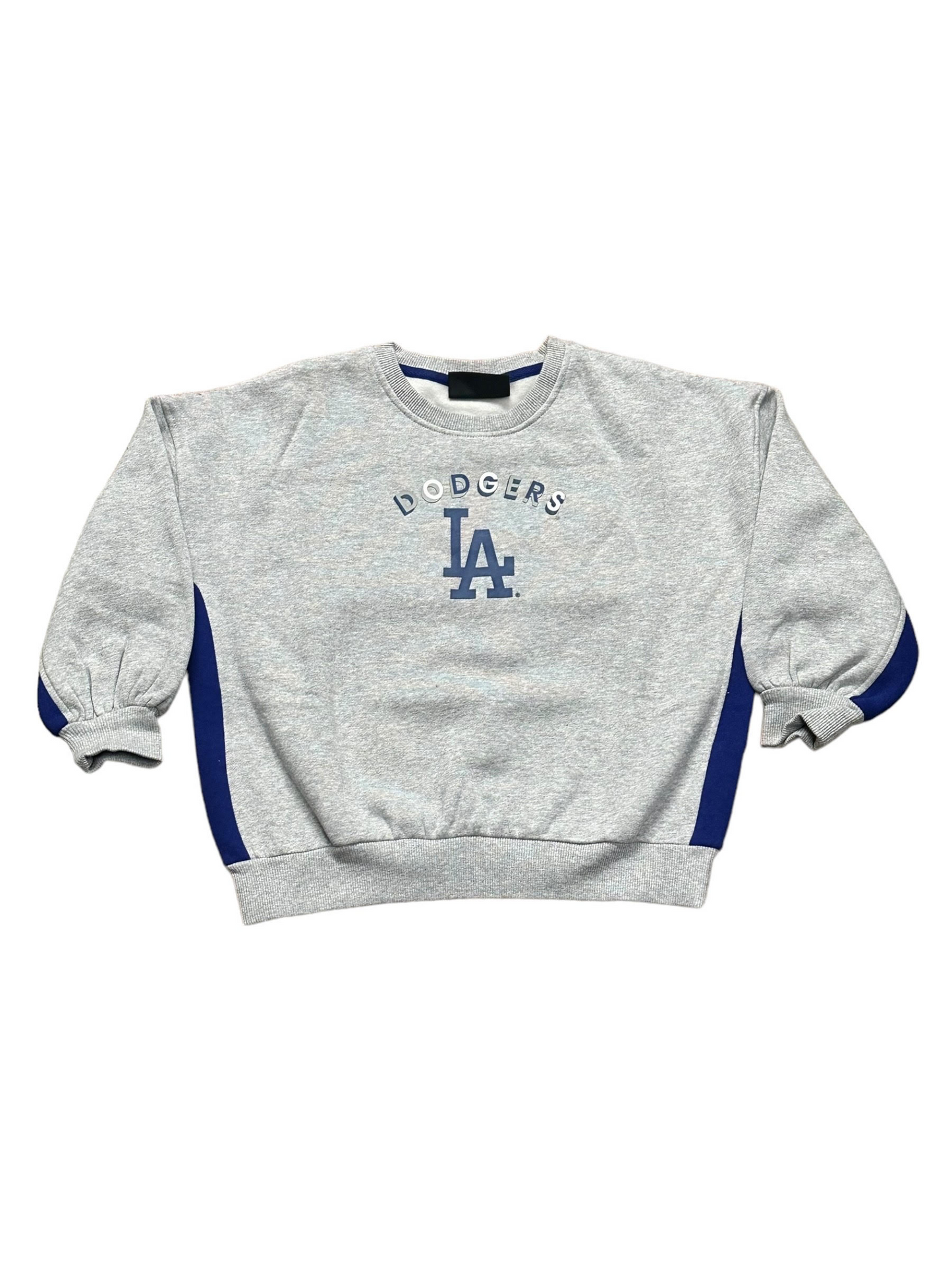 LOS ANGELES DODGERS GIRLS COLOR NAME SWEATER - GRAY