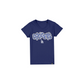 LOS ANGELES DODGERS GIRLS NEW ERA WAVY SEQUIN FLIP T-SHIRT - BLUE