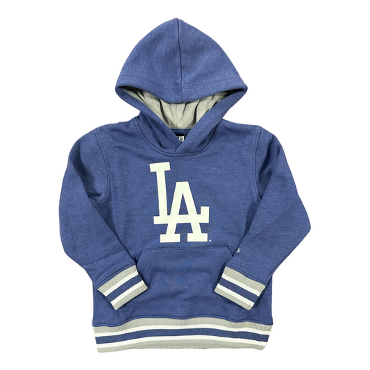 LOS ANGELES DODGERS GIRLS WASHED HOODED SWEATER