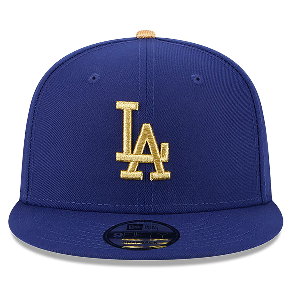 LOS ANGELES DODGERS 2025 MLB GOLD COLLECTION 9FIFTY SNAPBACK HAT - BLUE