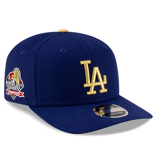 LOS ANGELES DODGERS 2025 MLB GOLD COLLECTION 9SEVENTY STRETCH-SNAPBACK HAT - BLUE