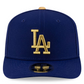 LOS ANGELES DODGERS 2025 MLB GOLD COLLECTION 9SEVENTY STRETCH-SNAPBACK HAT - BLUE
