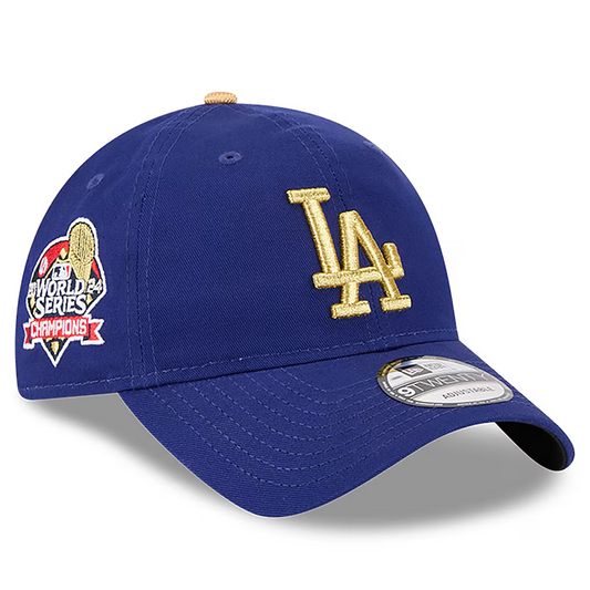 LOS ANGELES DODGERS 2025 MLB GOLD COLLECTION 9TWENTY ADJUSTABLE HAT - BLUE