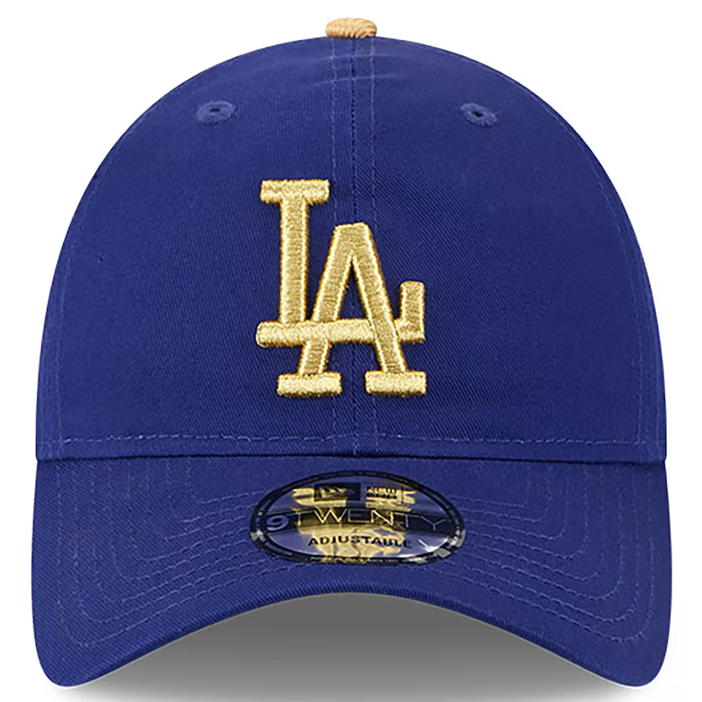 LOS ANGELES DODGERS 2025 MLB GOLD COLLECTION 9TWENTY ADJUSTABLE HAT - BLUE
