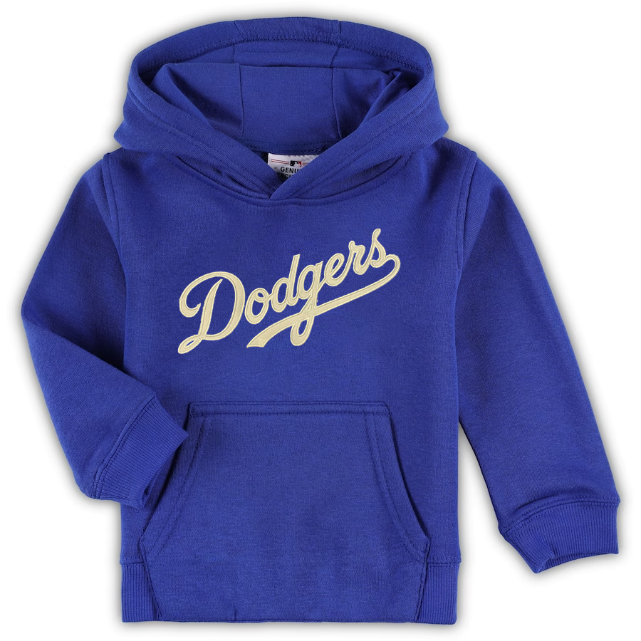 LOS ANGELES DODGERS INFANT WORDMARK HOODED SWEATSHIRT