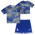 LOS ANGELES DODGERS KIDS PINCH HITTER INFIELDER T-SHIRT & SHORTS SET