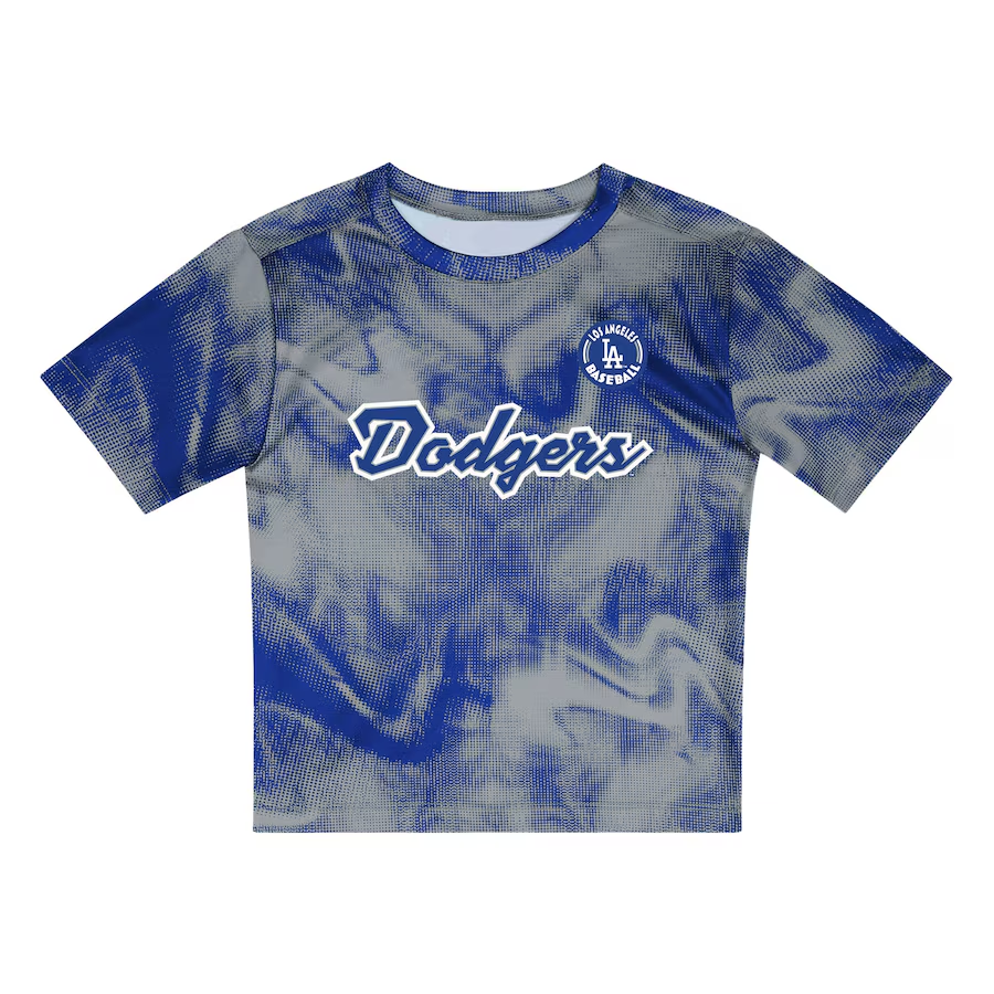 LOS ANGELES DODGERS KIDS PINCH HITTER INFIELDER T-SHIRT & SHORTS SET