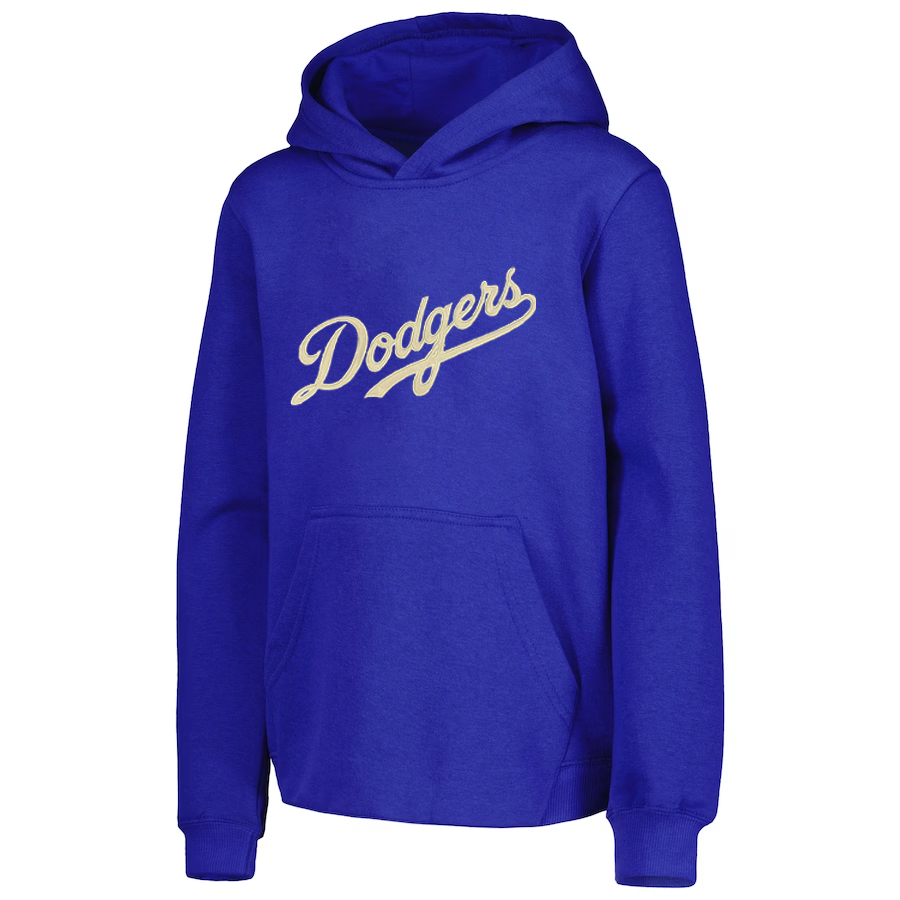 Outerstuff Los Angeles Dodgers Kids Wordmark Hooded Sweatshirt 23 / S