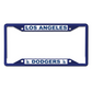 LOS ANGELES DODGERS LASER LICENSE PLATE FRAME - BLUE