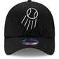 LOS ANGELES DODGERS LOGO ELEMENTS 39THIRTY FLEX FIT HAT - BLACK/WHITE