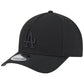 LOS ANGELES DODGERS M-CROWN 9FORTY A-FRAME SNAPBACK HAT - BLACK/BLACK