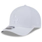 LOS ANGELES DODGERS M-CROWN 9FORTY A-FRAME SNAPBACK HAT - WHITE/WHITE