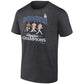 LOS ANGELES DODGERS MEN'S 2025 WORLD SERIES CHAMPIONS APPEAL PLAY T-SHIRT - HEATHER GRAY
