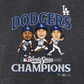 LOS ANGELES DODGERS MEN'S 2025 WORLD SERIES CHAMPIONS APPEAL PLAY T-SHIRT - HEATHER GRAY